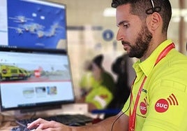 Imagen de archivo de un operario del SUC.