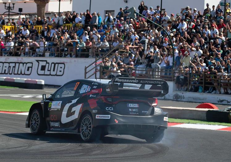 Ogier deleitó en el circuito de Maspalomas.