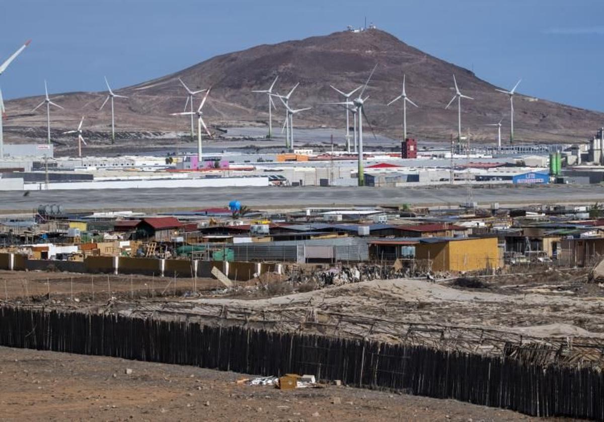 El asentamiento de Bahía de Formas, con más de 150 parcelas ocupadas