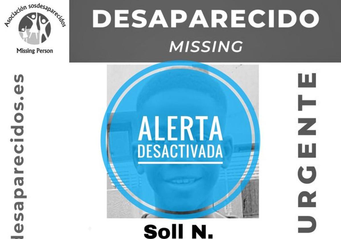Desactivan la alerta de la desaparición del menor Soll