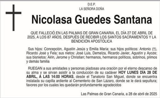 Nicolasa Guedes Santana