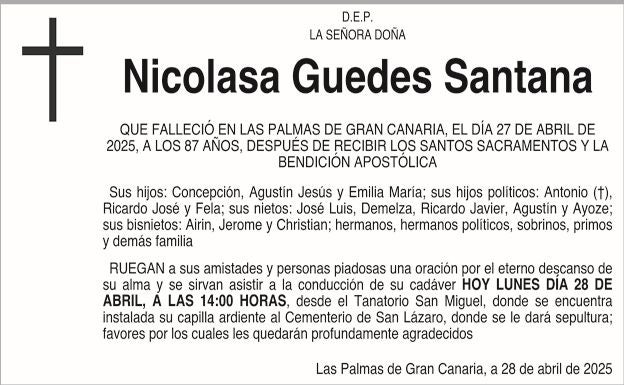 Nicolasa Guedes Santana