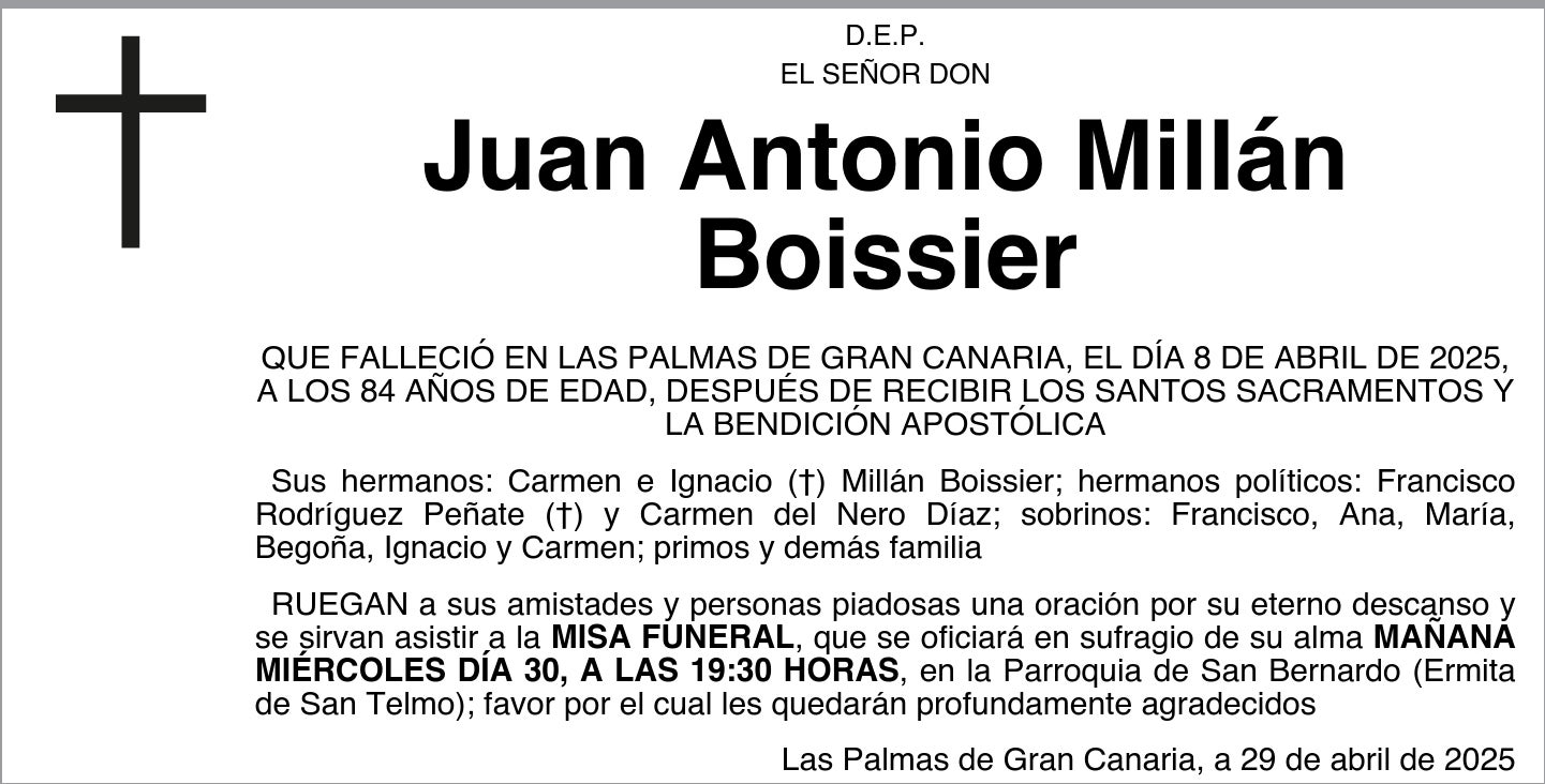 Juan Antonio Millán Boissier