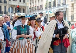 Imagen de archivo de la romería de Canarias en Madrid.