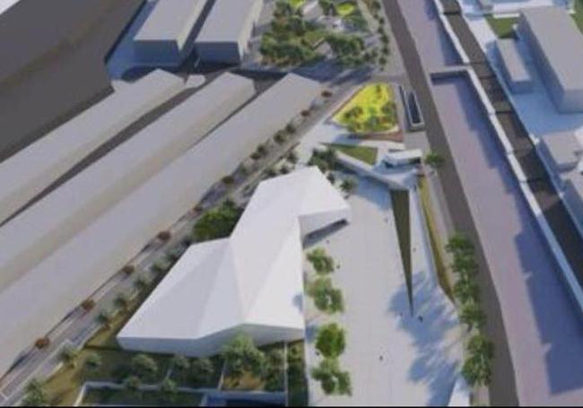 Así quedará el nuevo espacio público.