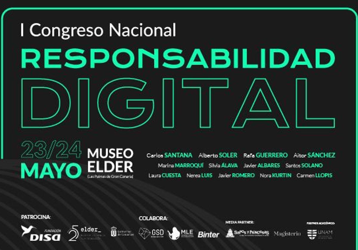Gran Canaria acoge el I Congreso Nacional de Responsabilidad Digital destinado a madres, padres y personal docente