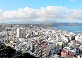 Panorámica de la capital grancanaria.