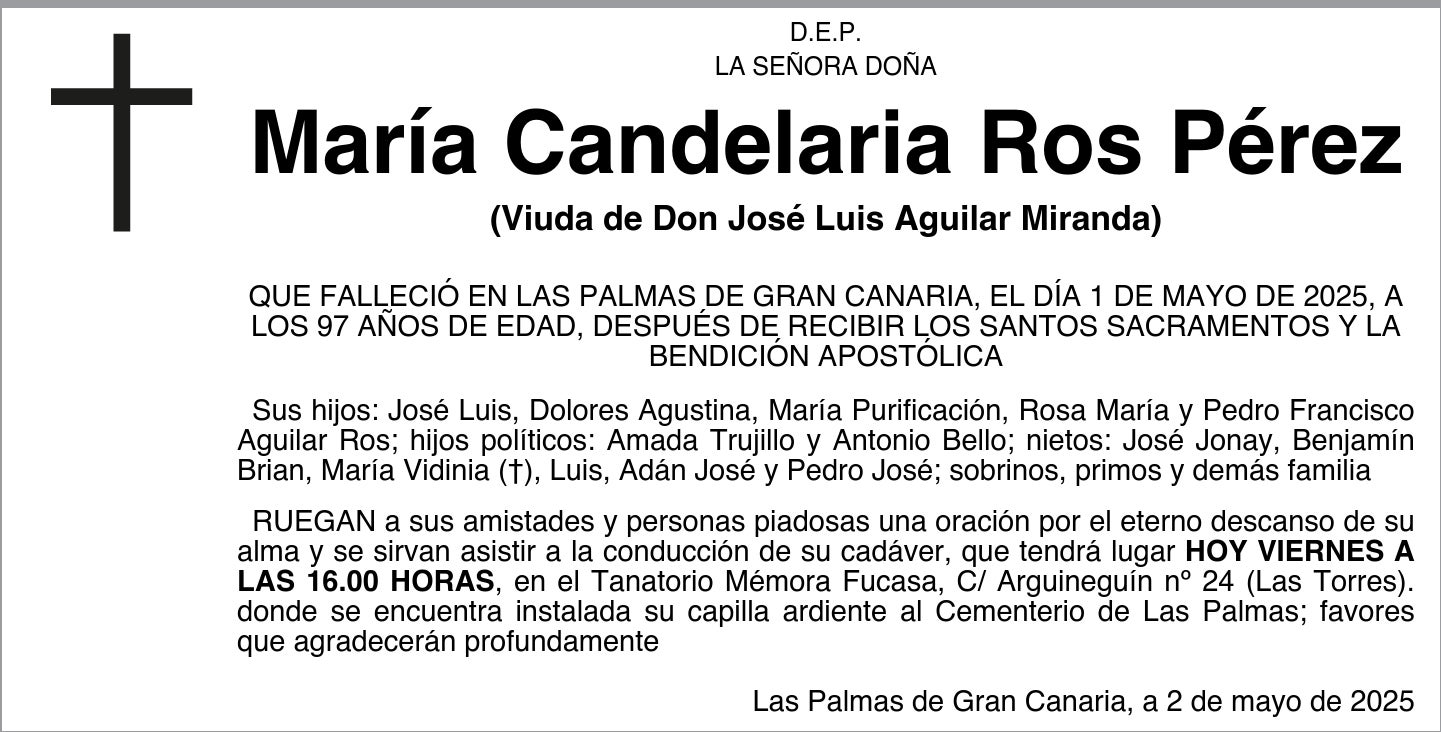 María Candelaria Ros Pérez