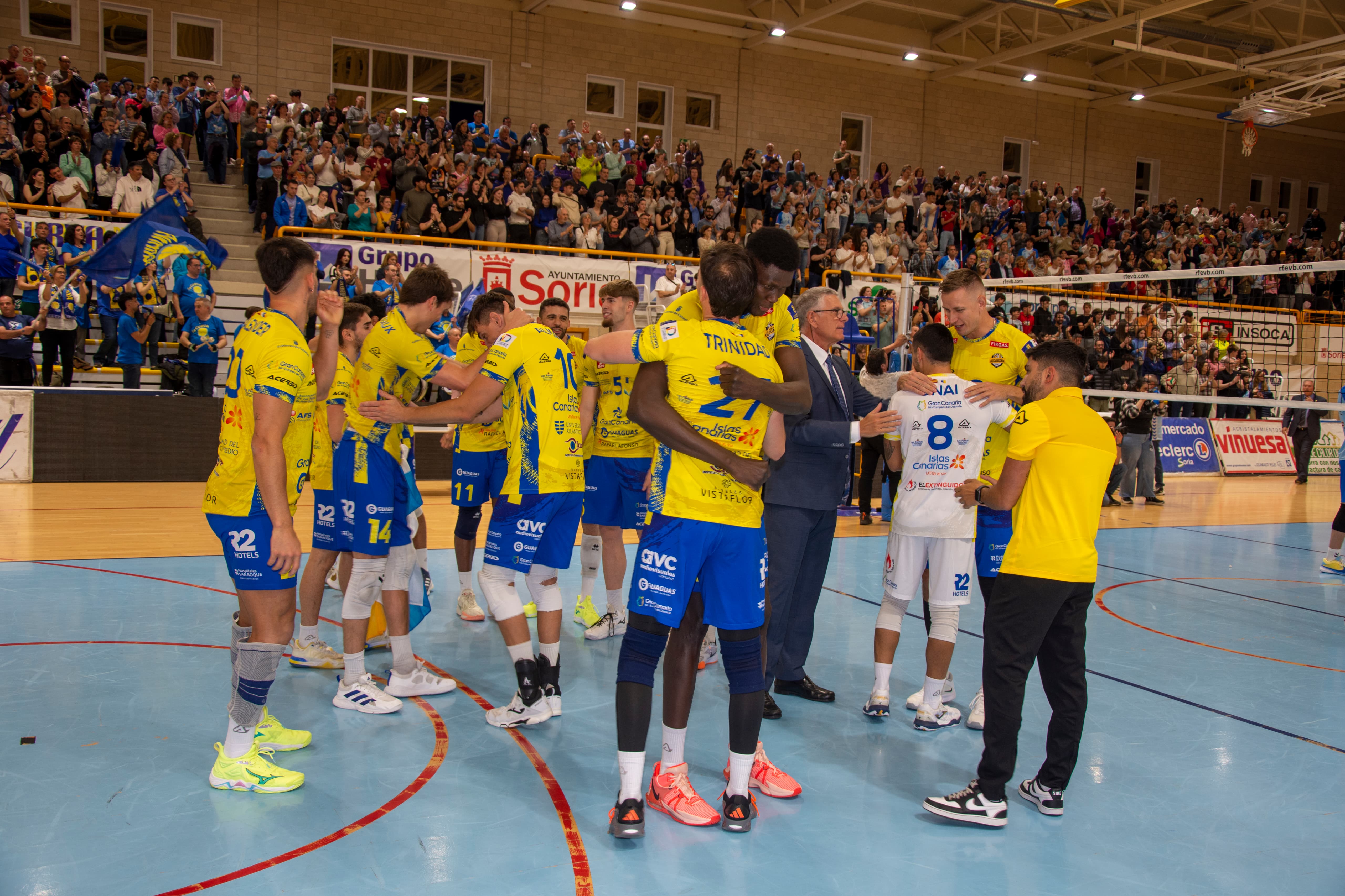 El CV Guaguas, campeón de liga