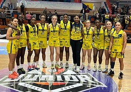 Las chicas del Spar Gran Canaria en categoría júnior.