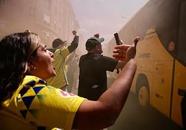 Así se vivió la derrota de la UD Las Palmas