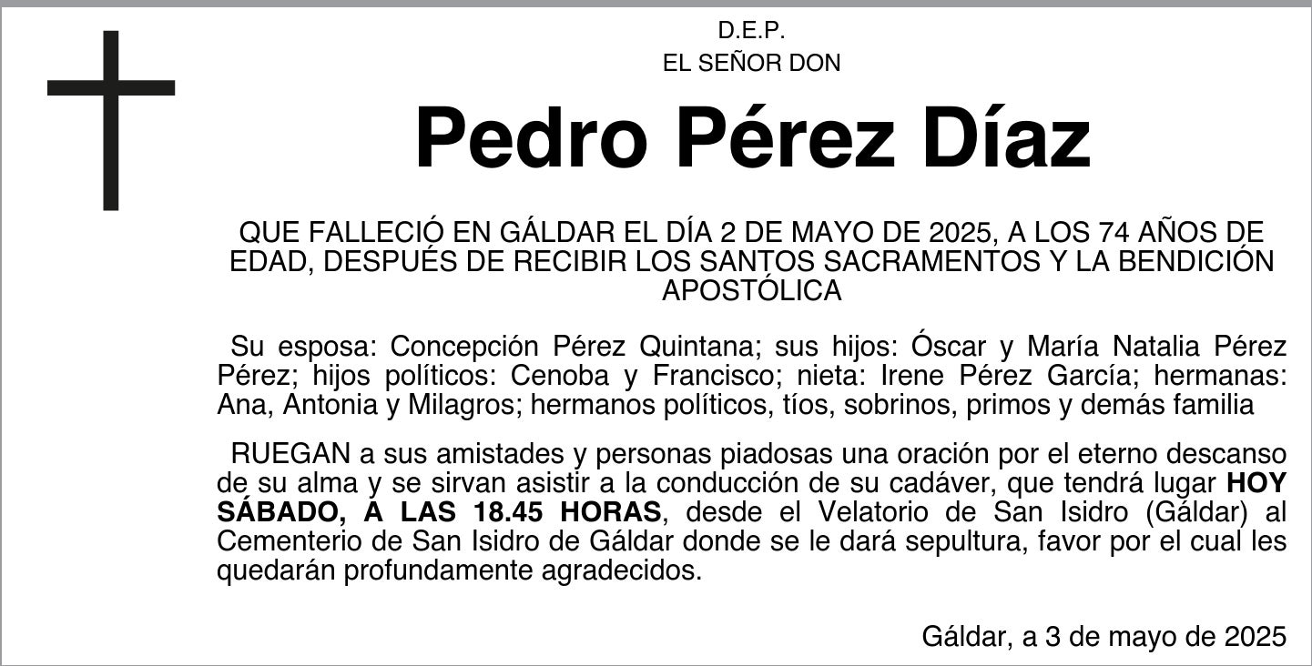 Pedro Pérez Díaz