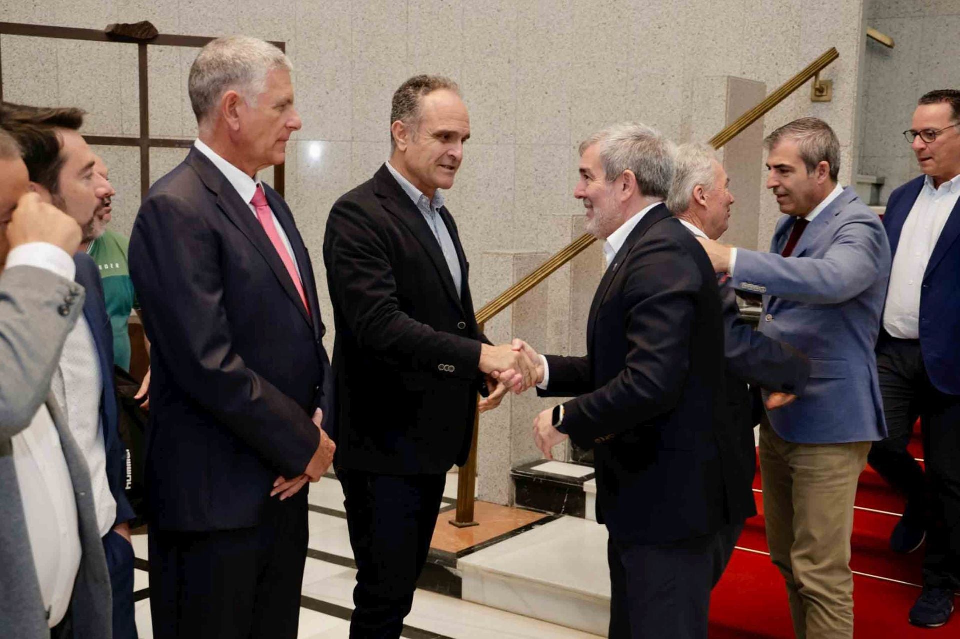 La recepción del Gobierno al CV Guaguas Las Palmas