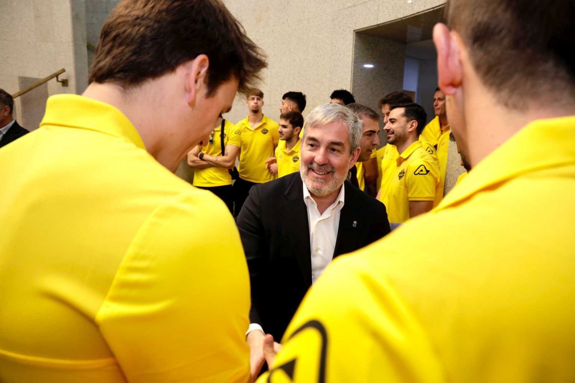 La recepción del Gobierno al CV Guaguas Las Palmas