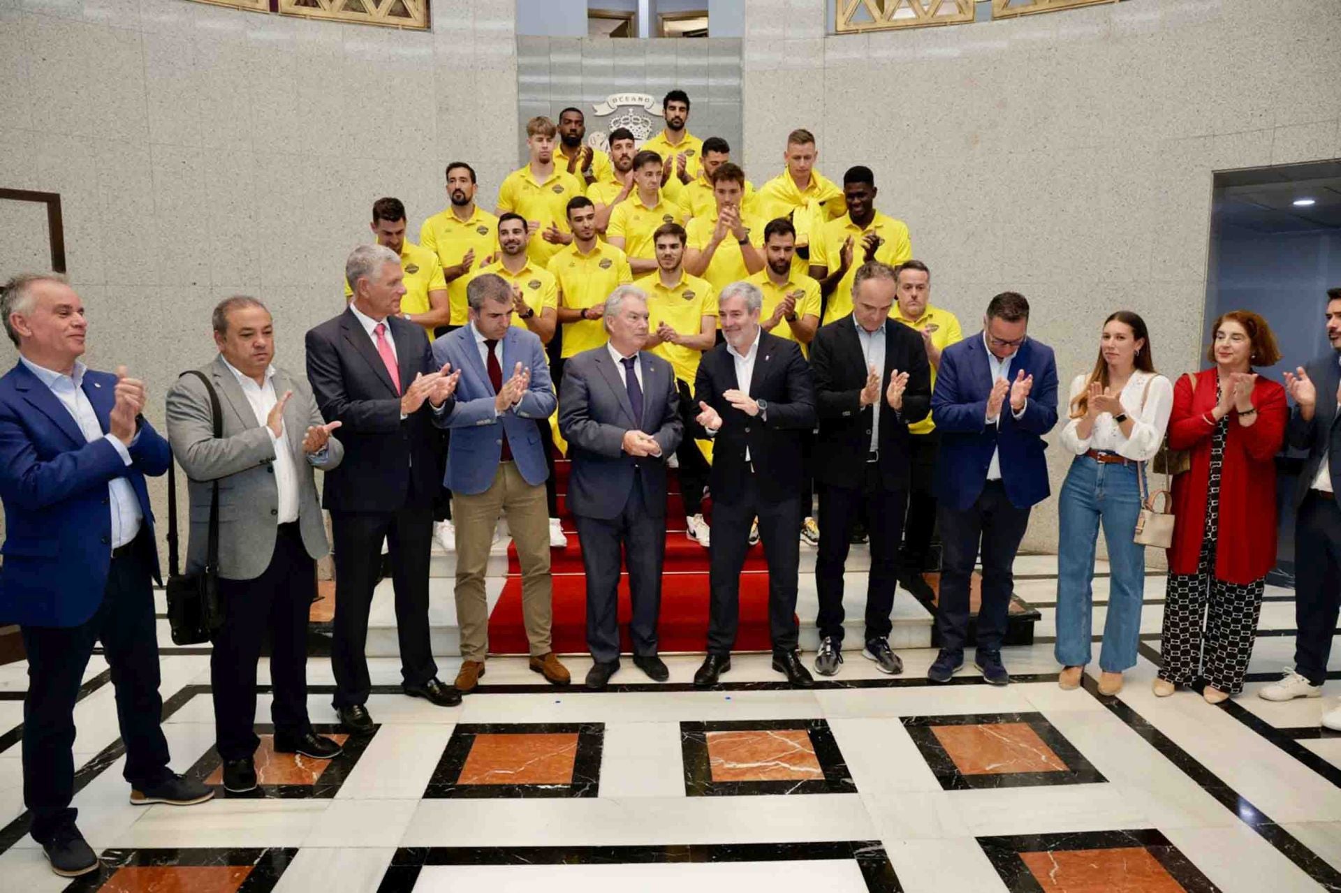 La recepción del Gobierno al CV Guaguas Las Palmas