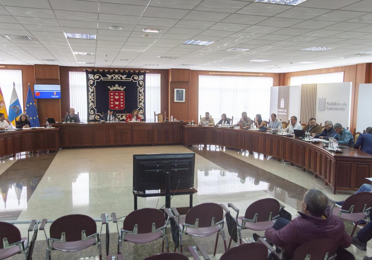Pleno de este martes en el Cabildo.