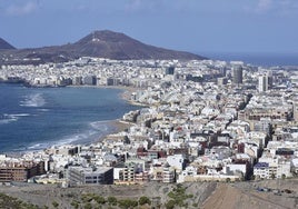 Vista de Las Palmas de Gran Canaria.