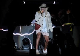 Bad Bunny, hace seis años, actuando en el 'Canarias Baila Festival' en el Anexo de Gran Canaria.