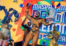 Drag Elektra, flamante vencedor de la gala drag del Maspalomas Pride By Freedom.