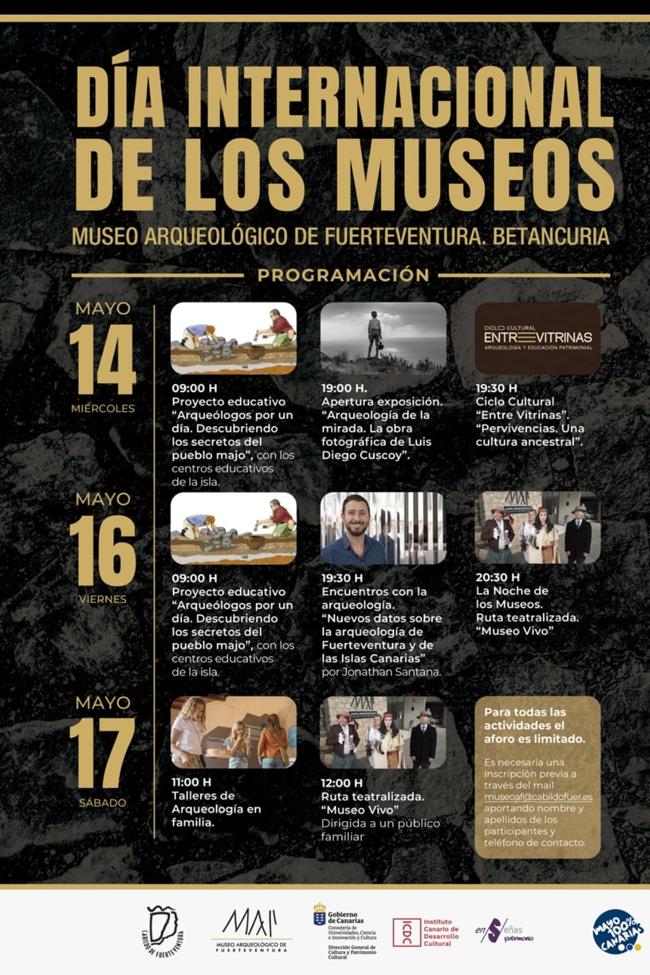 Programa de actividades por el Día de los Museos.