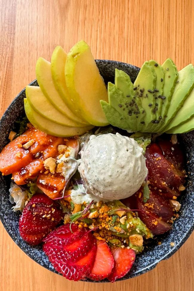 Ensalada con fresas de Valsequillo