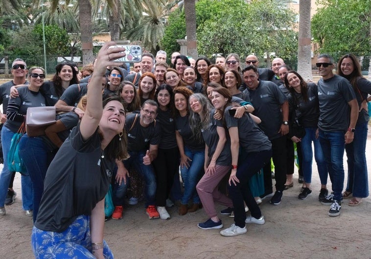 Equipo del Ayuntamiento de Las Palmas de Gran Canaria para la CANARIAS7 Carrera de las Empresas 2025.