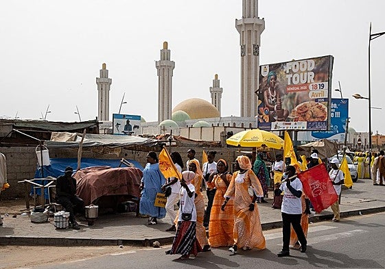 Imagen de una calle de Dakar el pasado 1 de mayo.