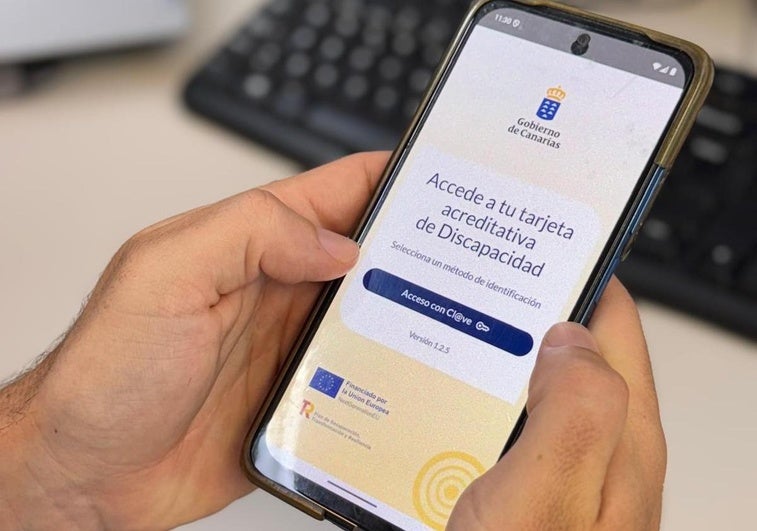 Imagen de la aplicación 'Discapacidas Canarias'.
