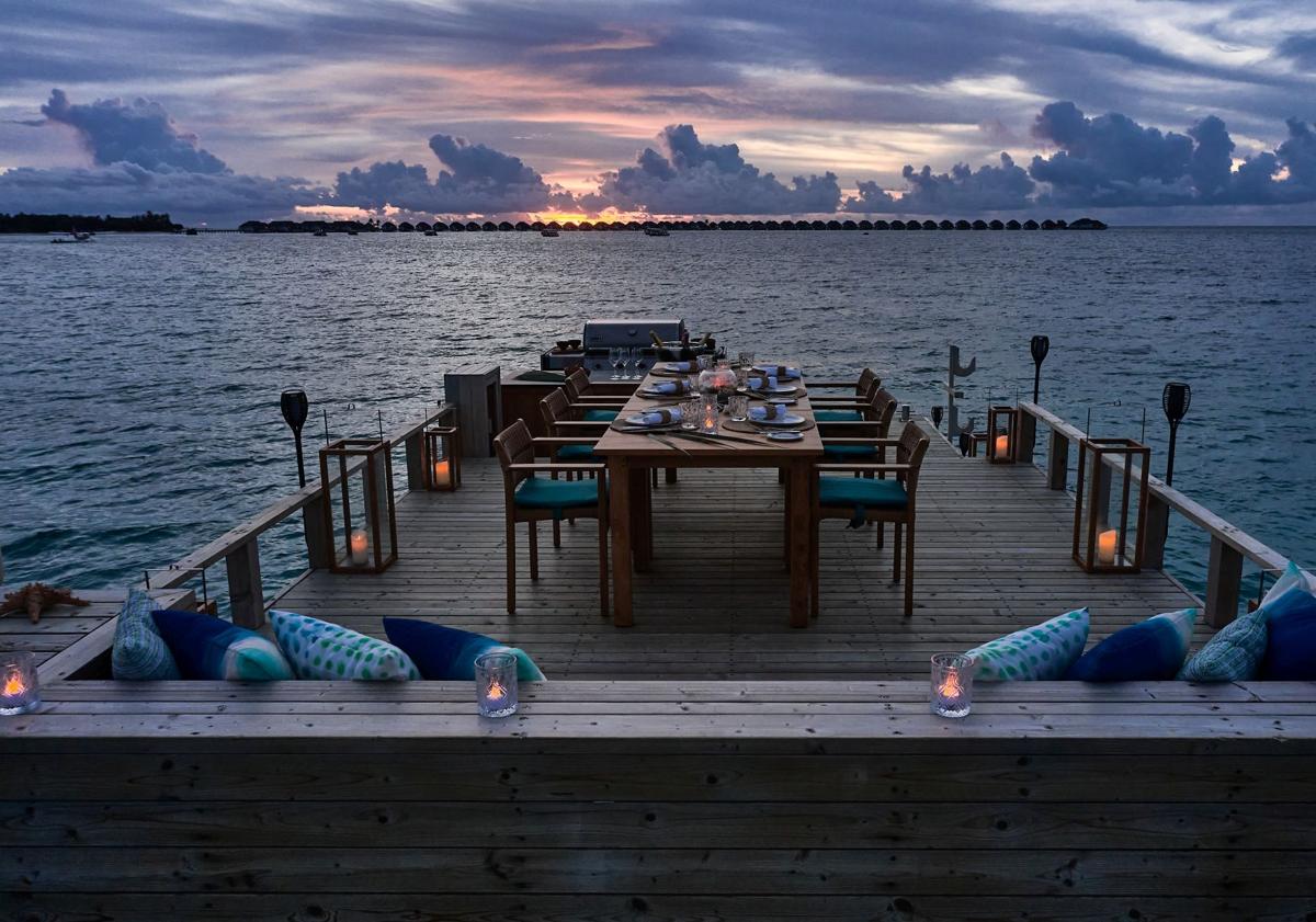 Imagen principal - Finolhu Baa Atoll, el exclusivo hotel de Seaside Collection en Maldivas, entra en la Guía Michelin de Hoteles