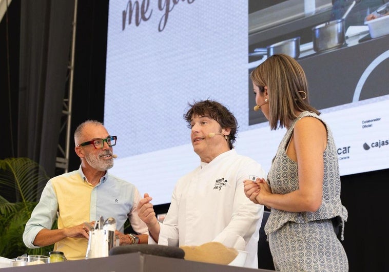 La lección magistral de cocina de Jordi Cruz fue el plato fuerte de la segunda jornada de la feria.
