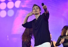Imagen de archivo del concierto que ofreció Carlos Baute en el carnaval de Las Palmas de Gran Canaria de 2023.