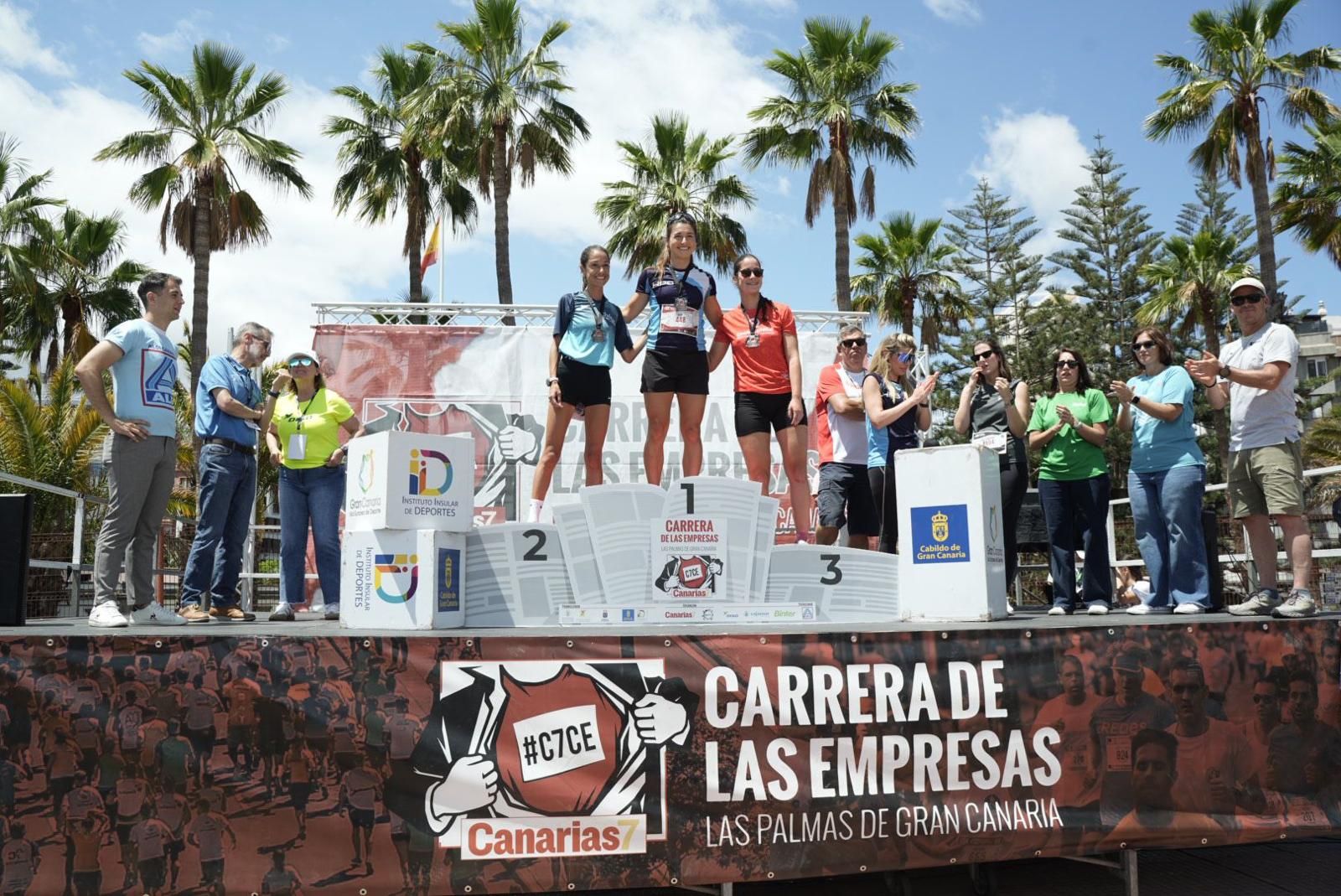 Entrega de premios de la CANARIAS7 Carrera de las Empresas