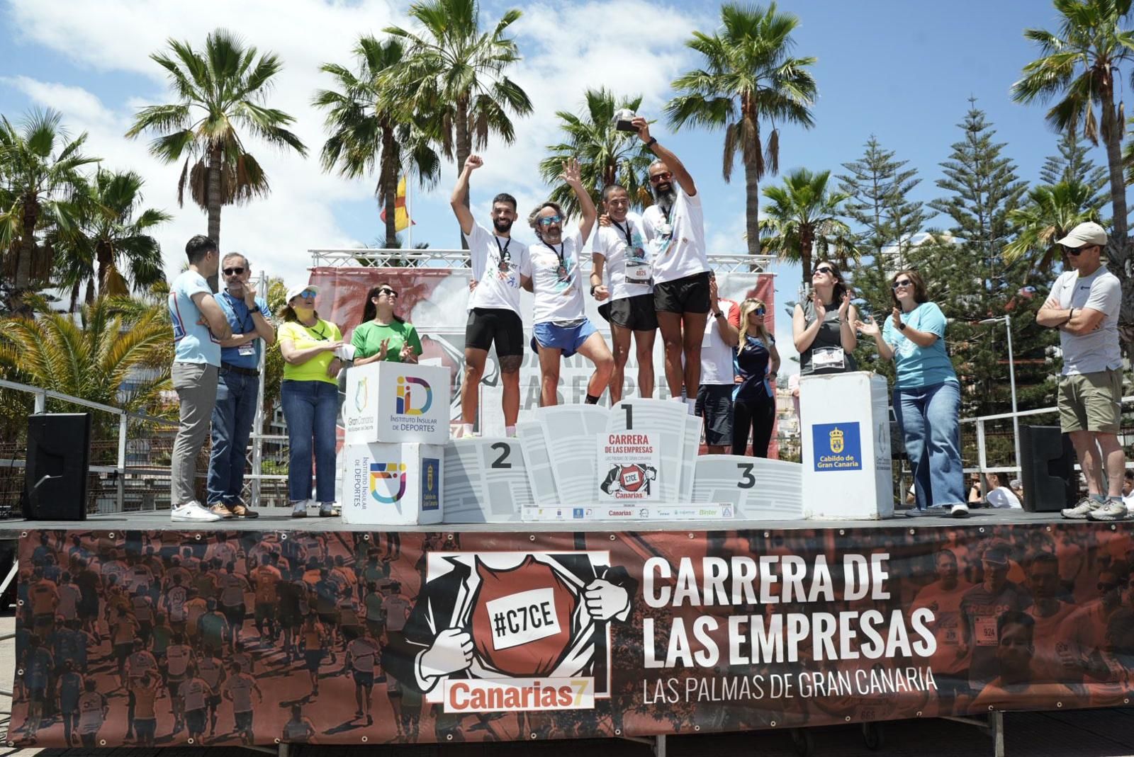 Entrega de premios de la CANARIAS7 Carrera de las Empresas