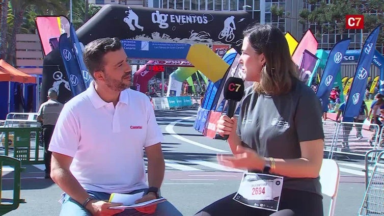 Carla Campoamor en la CANARIAS7 Carrera de las Empresas
