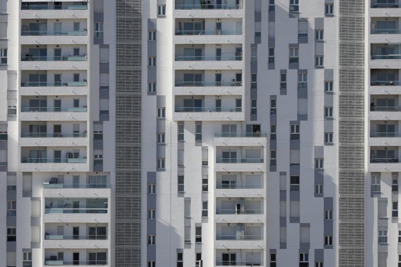 Imagen de archivo de un bloque de viviendas.