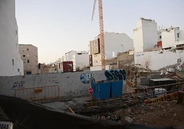 Imagen de archivo de la obra de canalización del barranco.