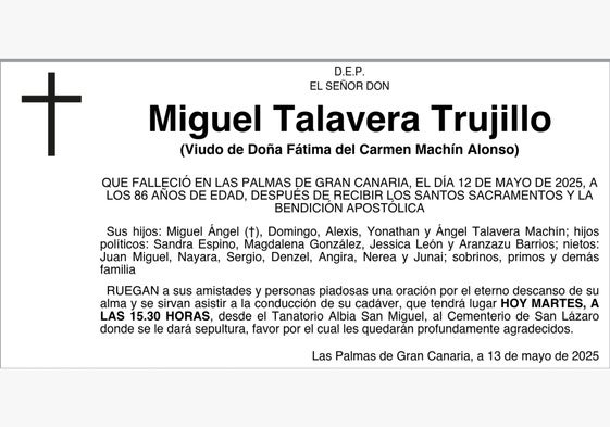 Miguel Talavera Trujillo
