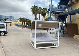 Una de las camas balinesas que fueron adquiridas.