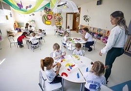 Imagen de archivo de un aula de Infantil