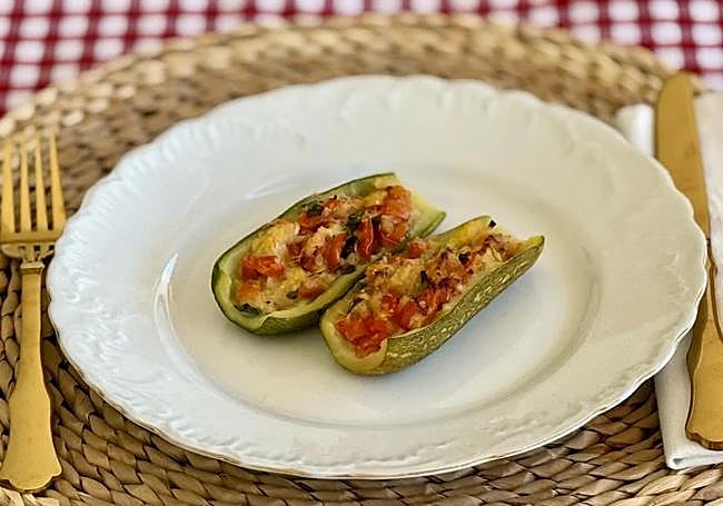 Calabacines rellenos para comer