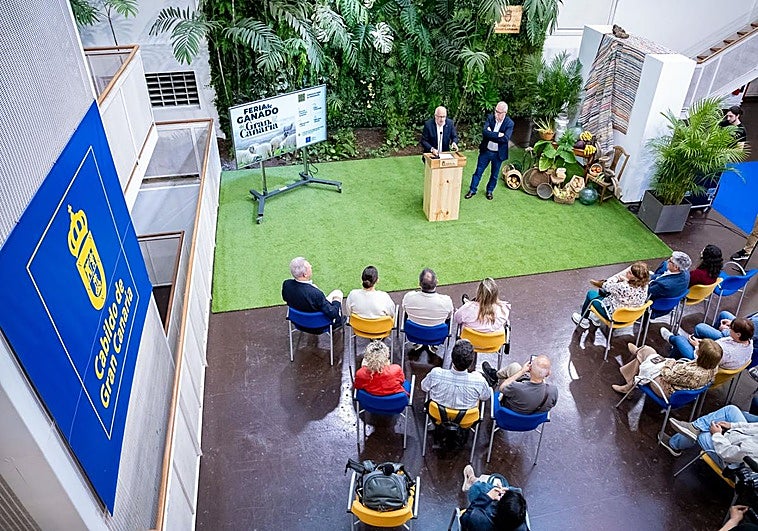 Acto de presentación de la Feria de Ganado de Gran Canaria.