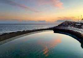 Contrastes en los cielos de las zonas norte y sur de Canarias