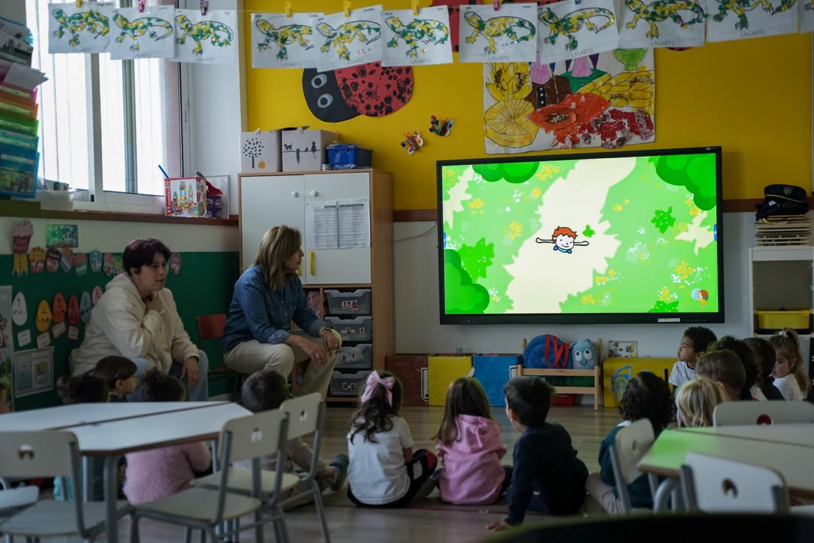 El aula de 2 años del CEIP Villa de Firgas, desde dentro