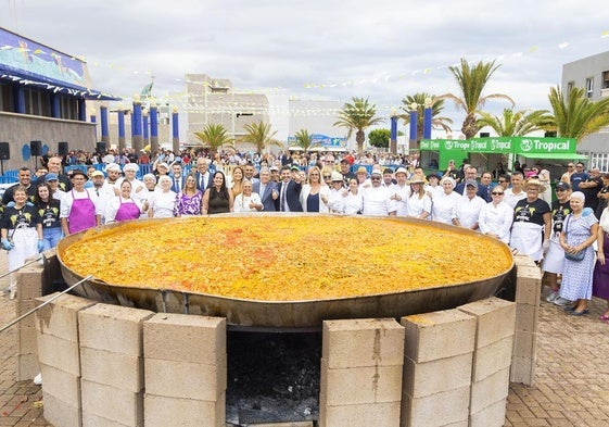 La paella de las fiestas del pasado año 2024.
