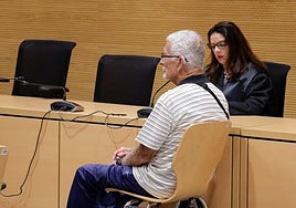 Imagen del asesino tras la lectura del veredicto de este miércoles.