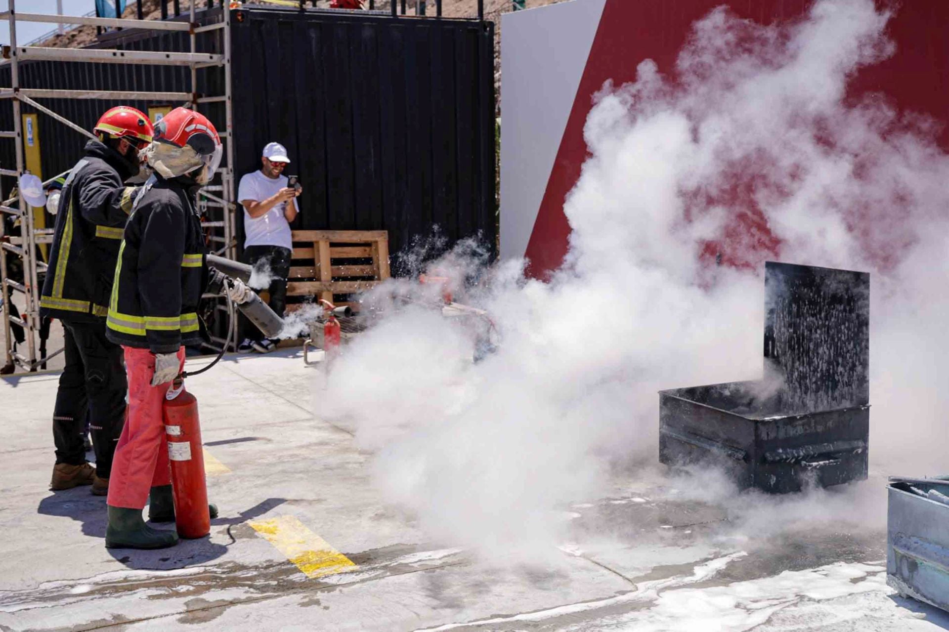 Así son los simulacros de emergencia en el ámbito marítimo