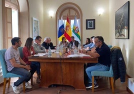 Pleno de este viernes en Haría.