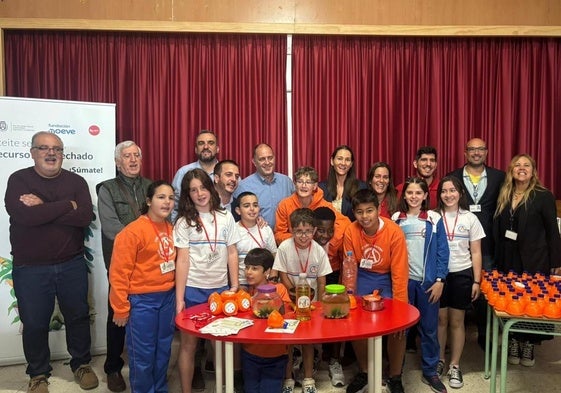 Campaña escolar Aceites usados.