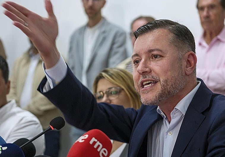 Teodoro Sosa, en un acto de la nueva foración política.