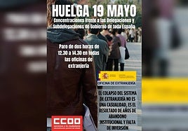 Imagen de la convocatoria de movilizaciones en toda España.